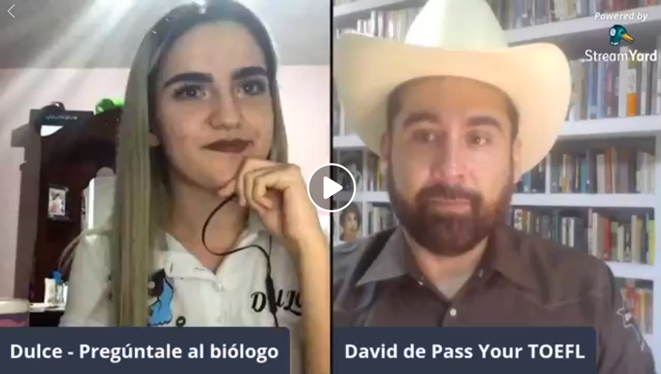 Entrevista con David de Pass your TOEFL / EduTuber